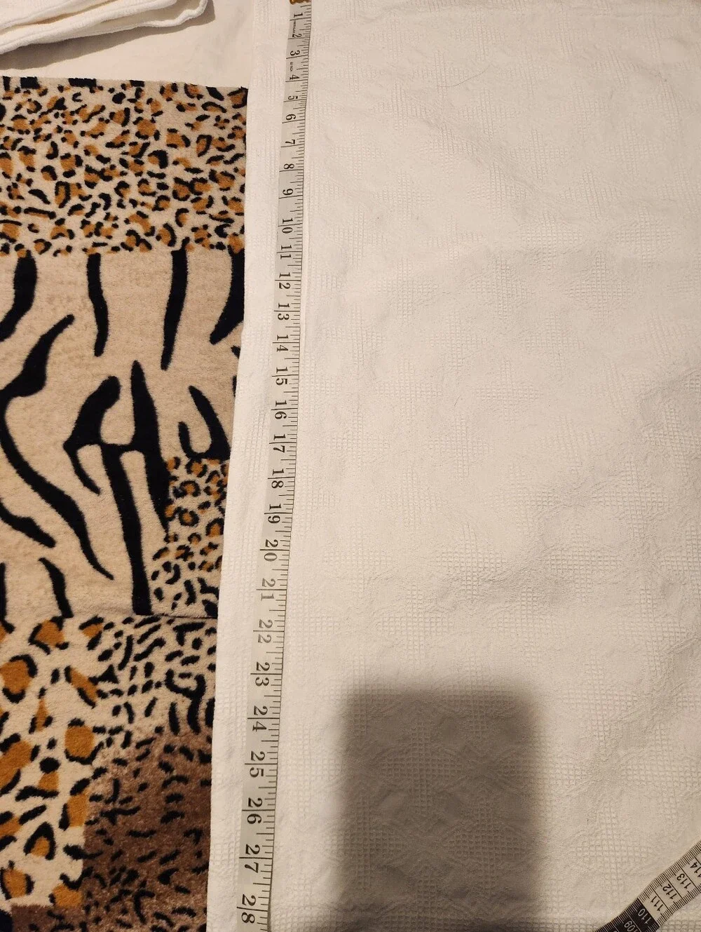 Docofil White Textured Made In Portugal 100% Cotton King Size Shams (2)